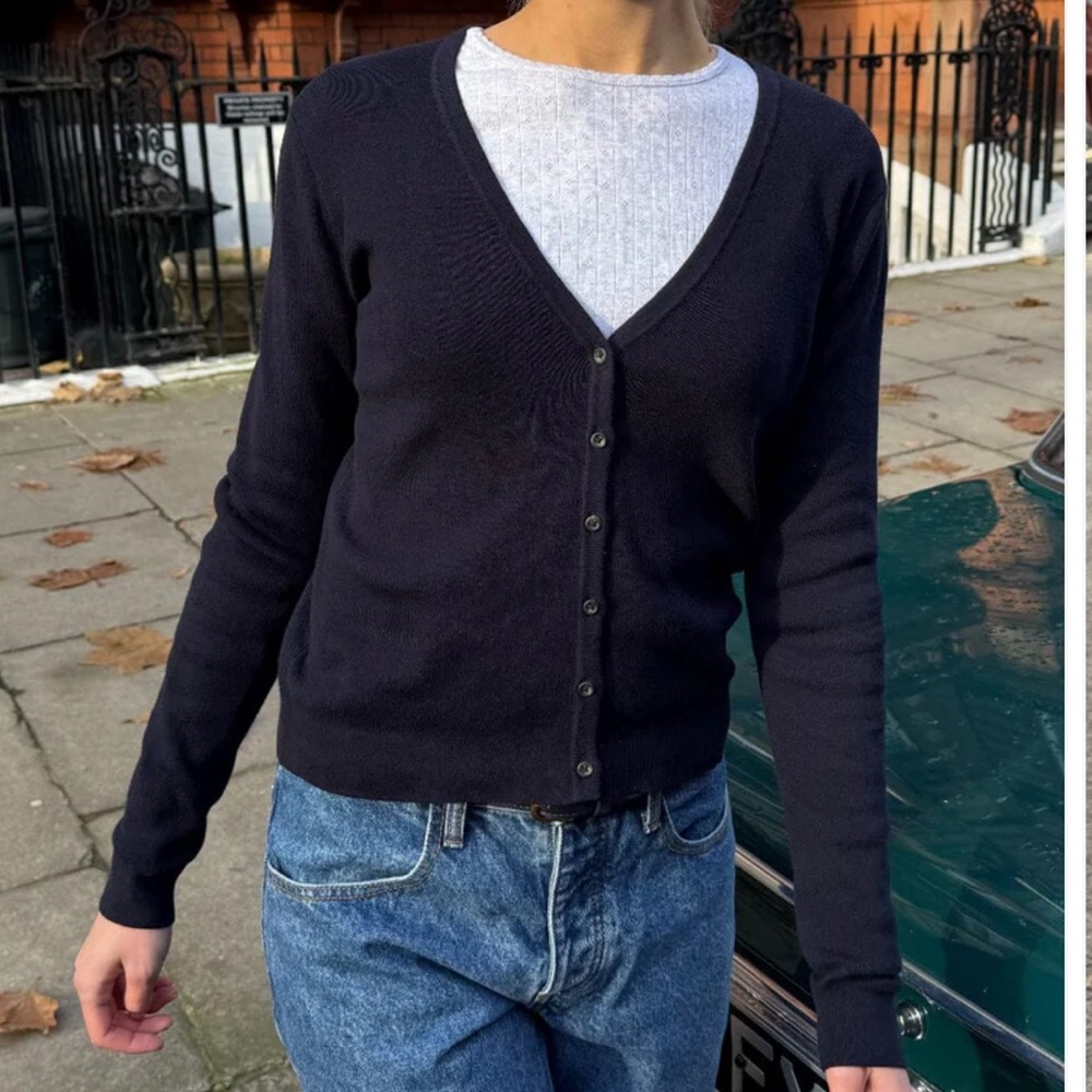 Brandy Melville - Navy Cardigan Sweater